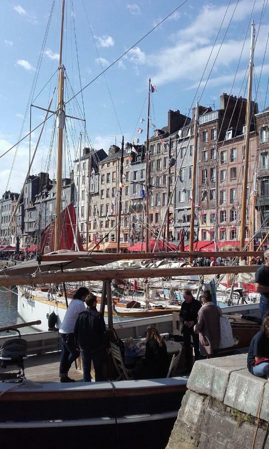 La Fleur D Honfleur Avec Son Parkingアパートメント エクステリア 写真